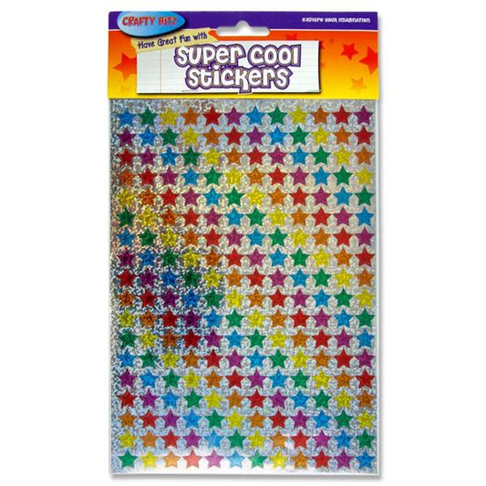 Super Cool Holographic Small Star Stickers by Crafty Bitz