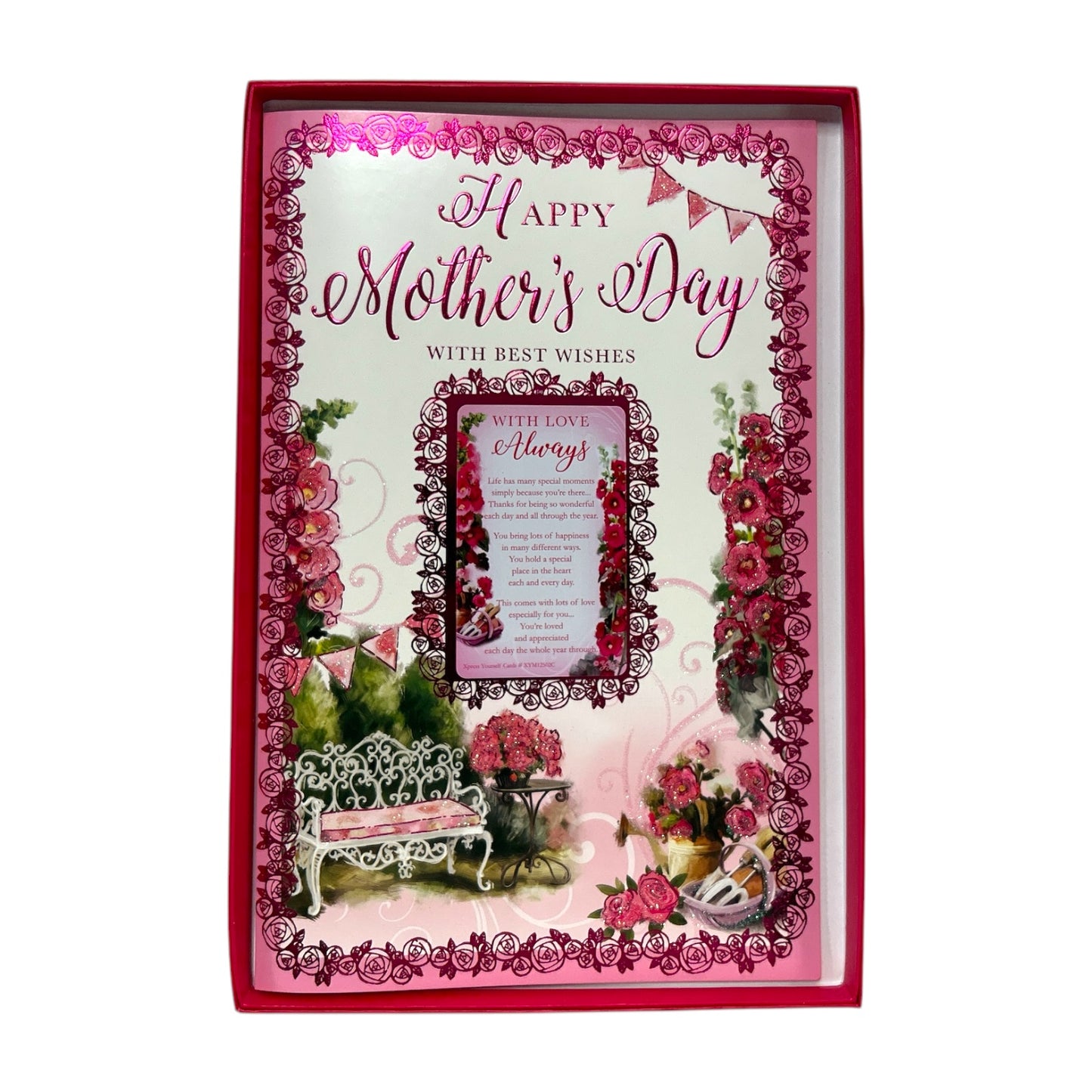 With Love Always Floral Design Keepsake Mother's Day Boxed Card