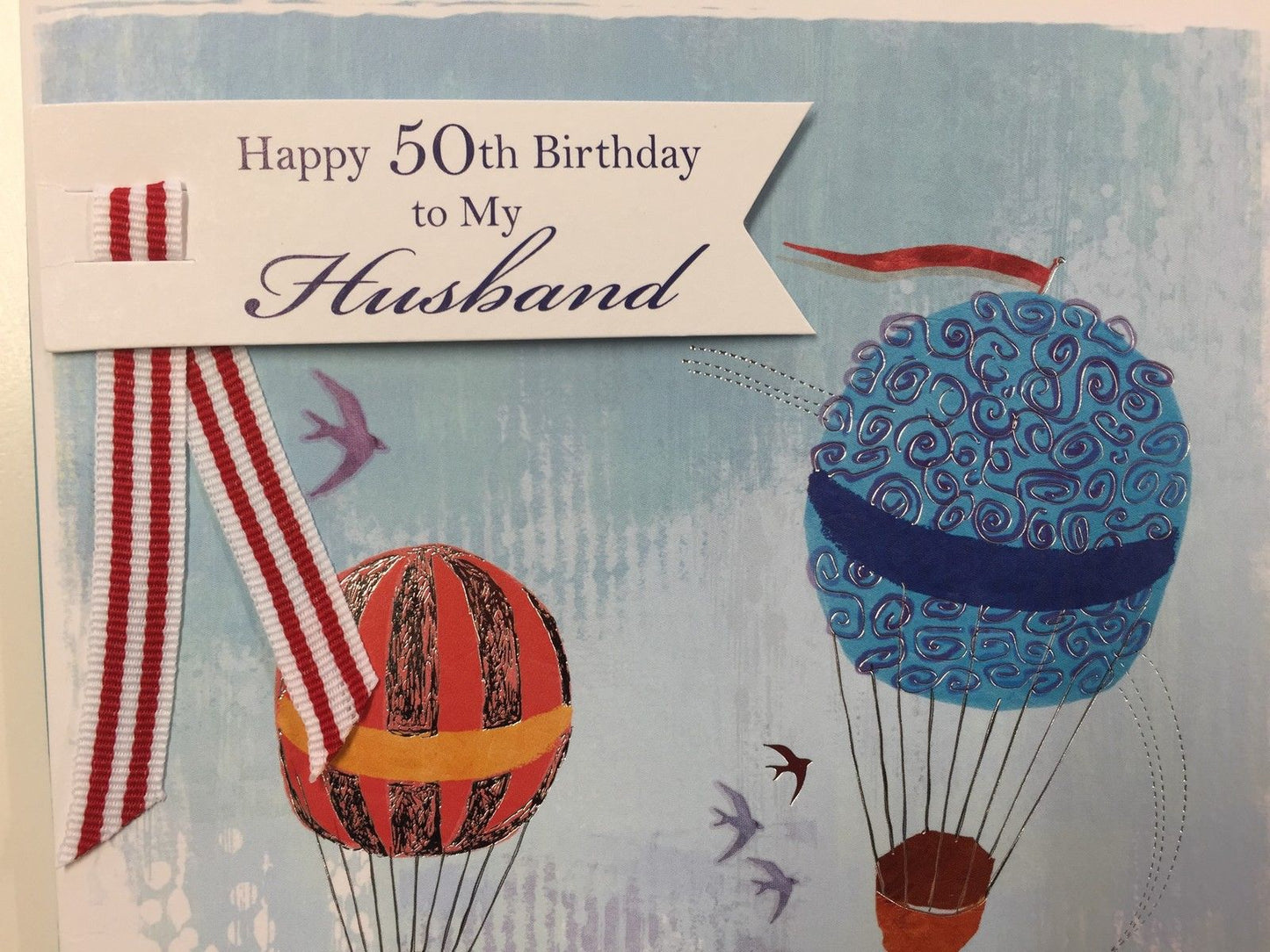 Husband 50th Birthday Handmade Card Age 50 For Him