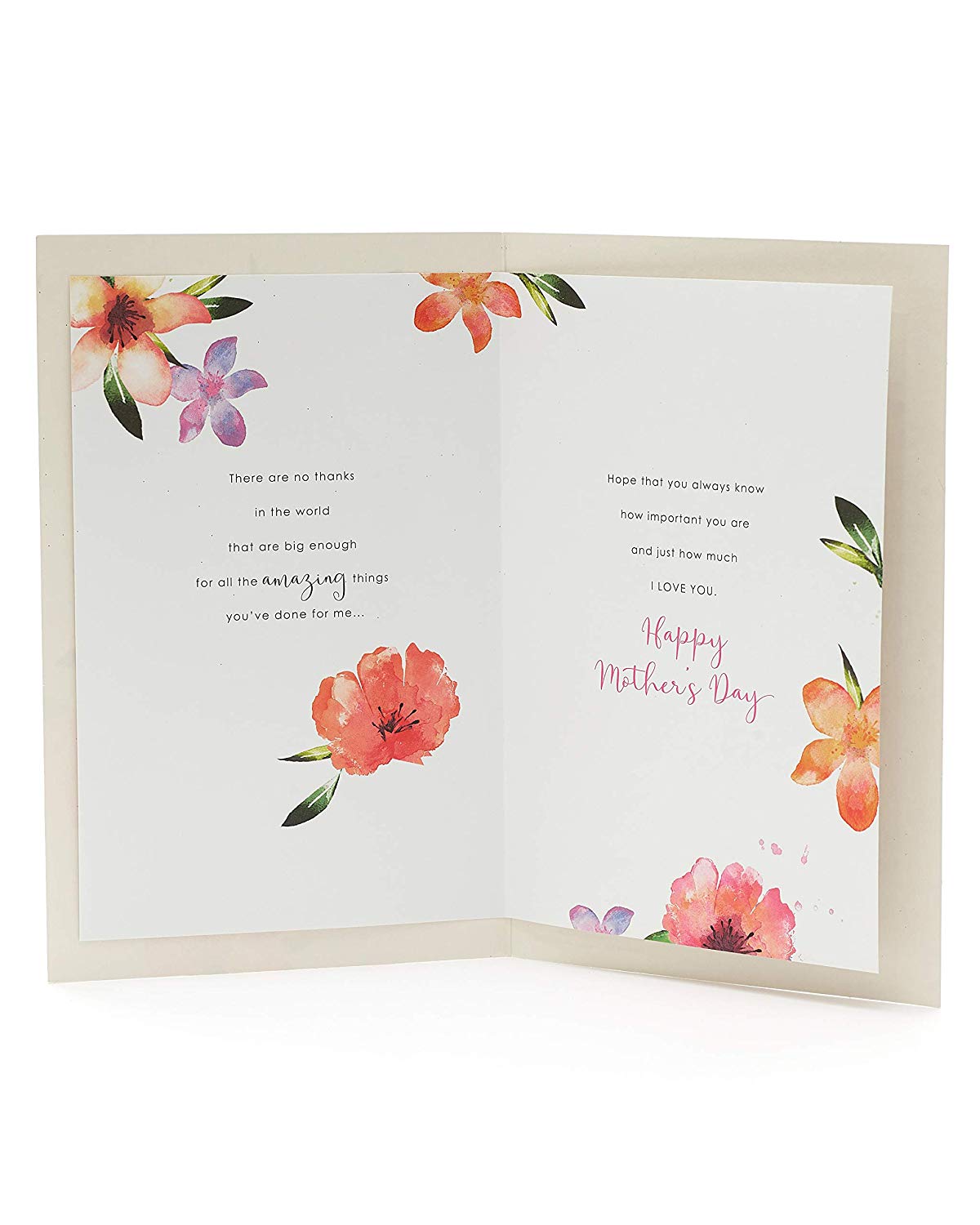 Mother's Day Card Lovely Mum Floral Mum Card
