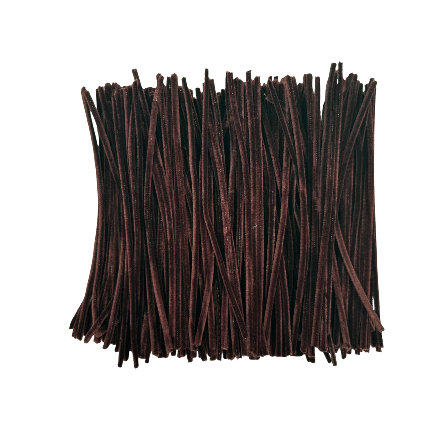 Pack of 250 Brown Coloured Pipe Cleaners 30cm x 6mm Craft Chenille Stems