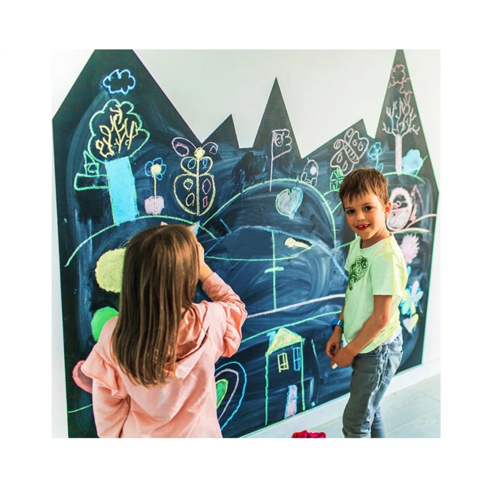 3x Pack of 12 Assorted Coloured Chalk Sticks - Blackboard