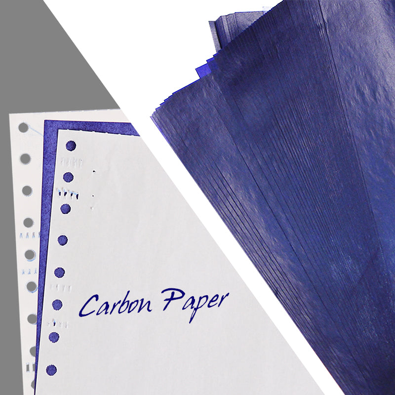 Pack of 100 A4 Blue Carbon Paper Sheets