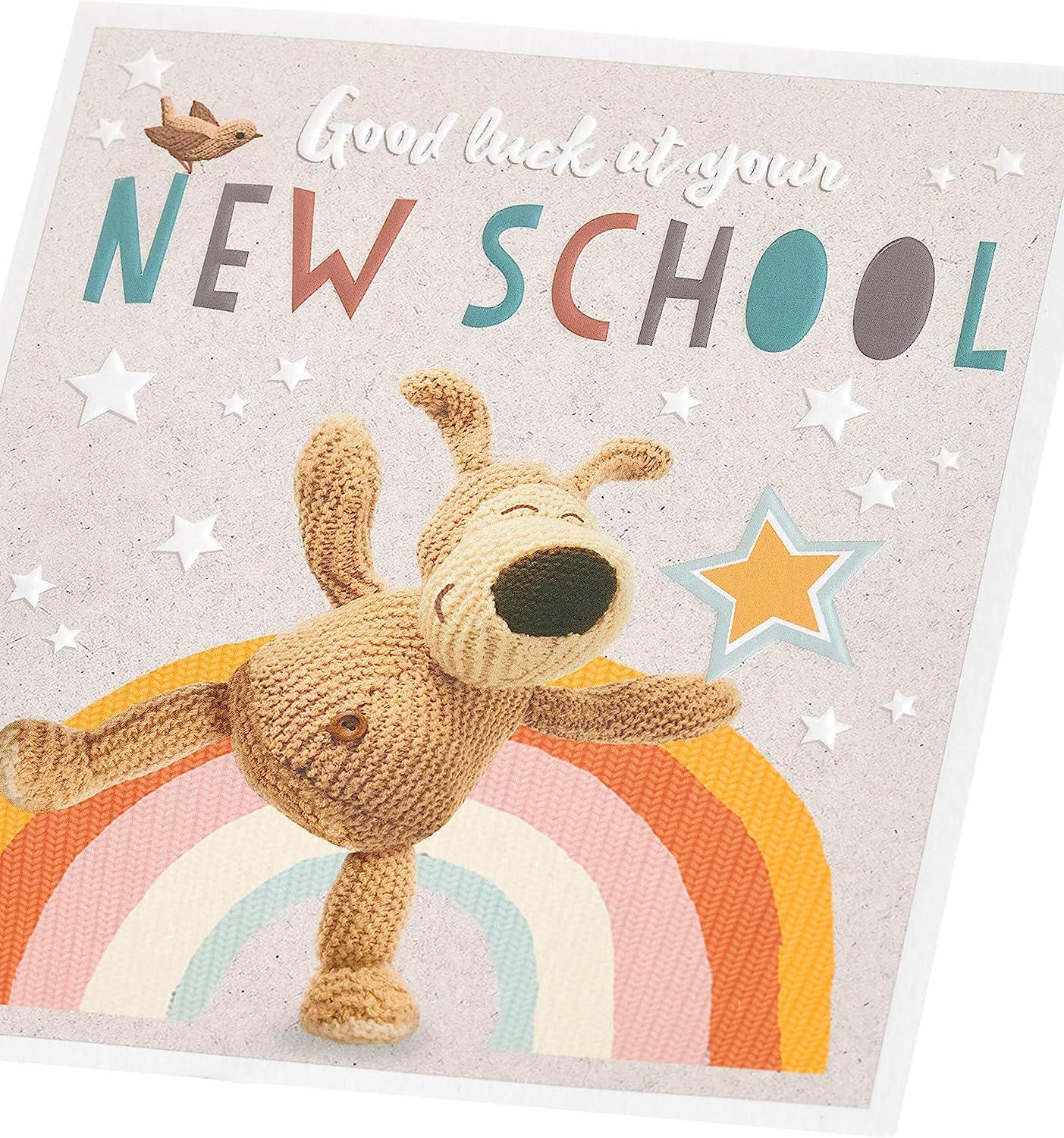 Cute Design Boofle Good Luck At Your New School Card 