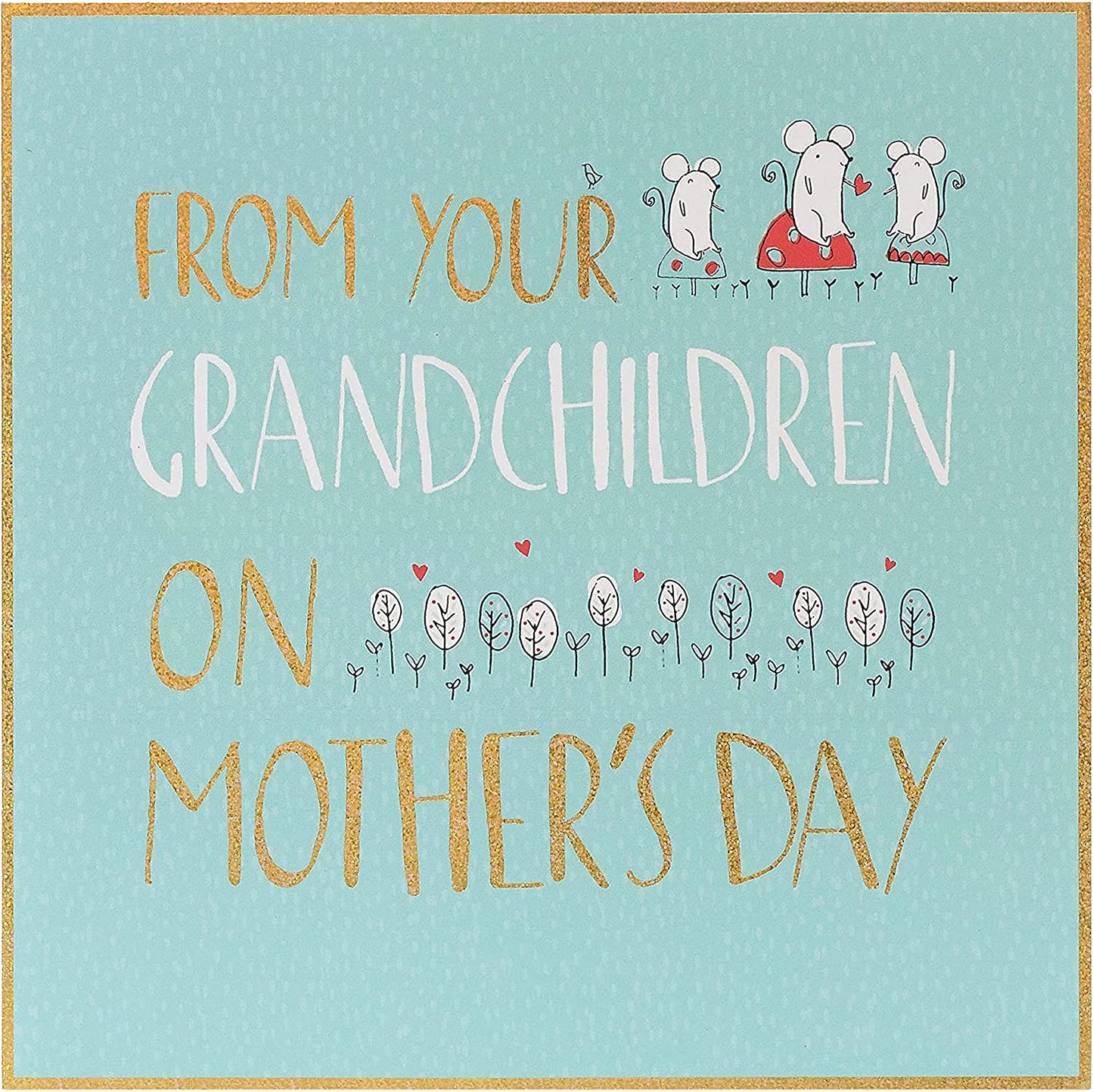 From The Grandchildren Cute Mice Design Mother's Day Card