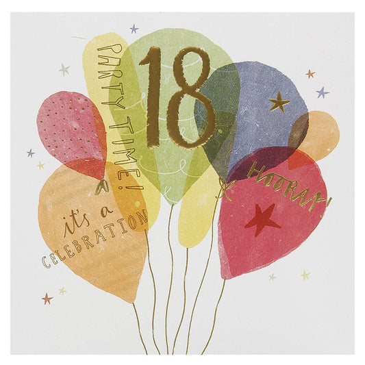 18th Birthday Card 'It's A Celebration' 