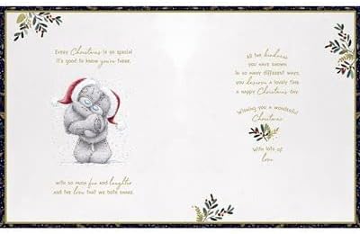 Bears On Sleigh Girlfriend Boxed Christmas Card