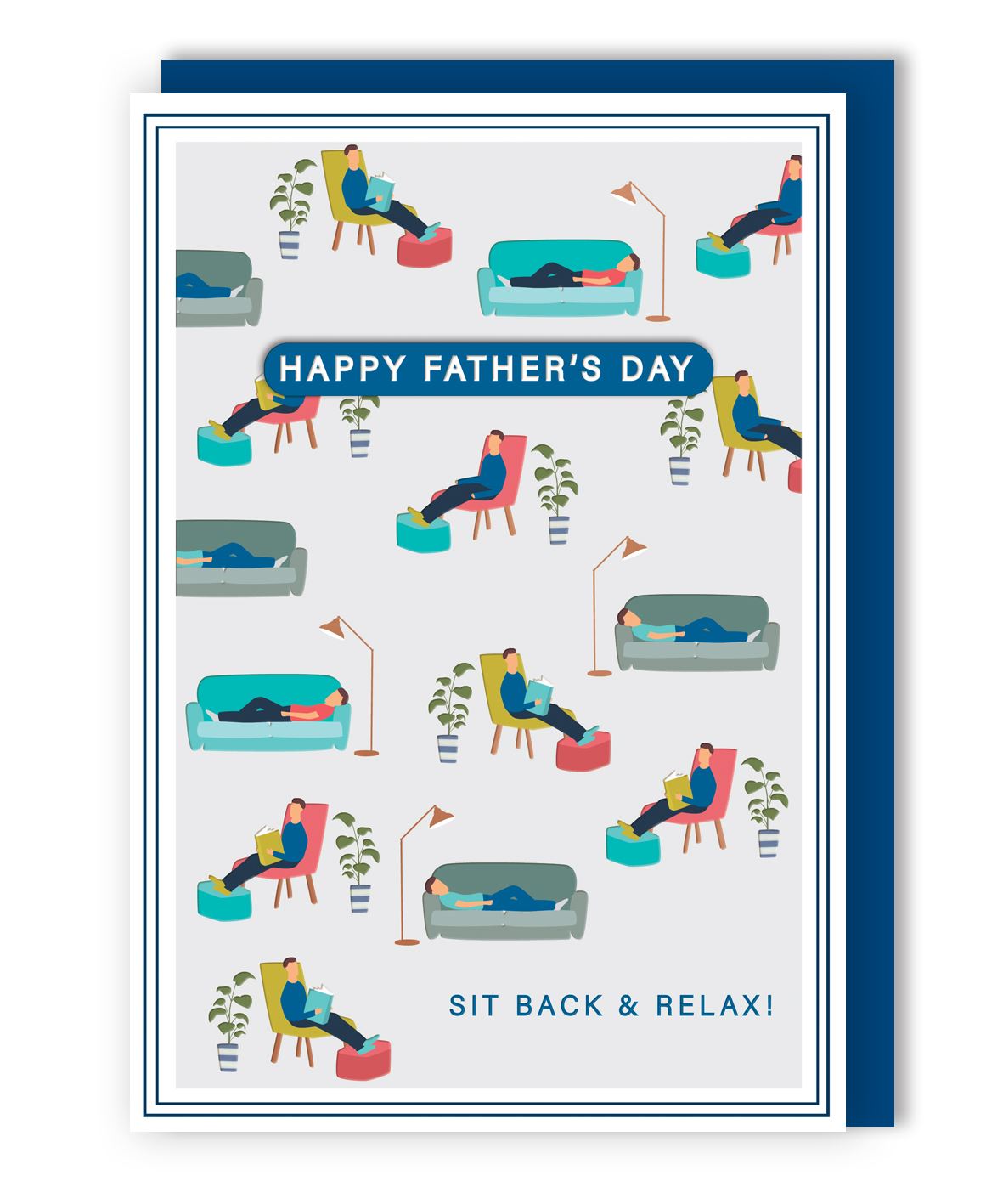 Sit & Relax Design Father's Day Card