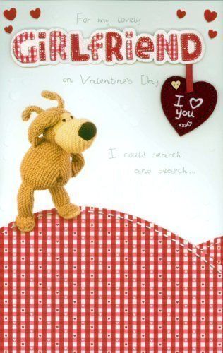 For Girlfriend Boofle Large Valentine's Day Card