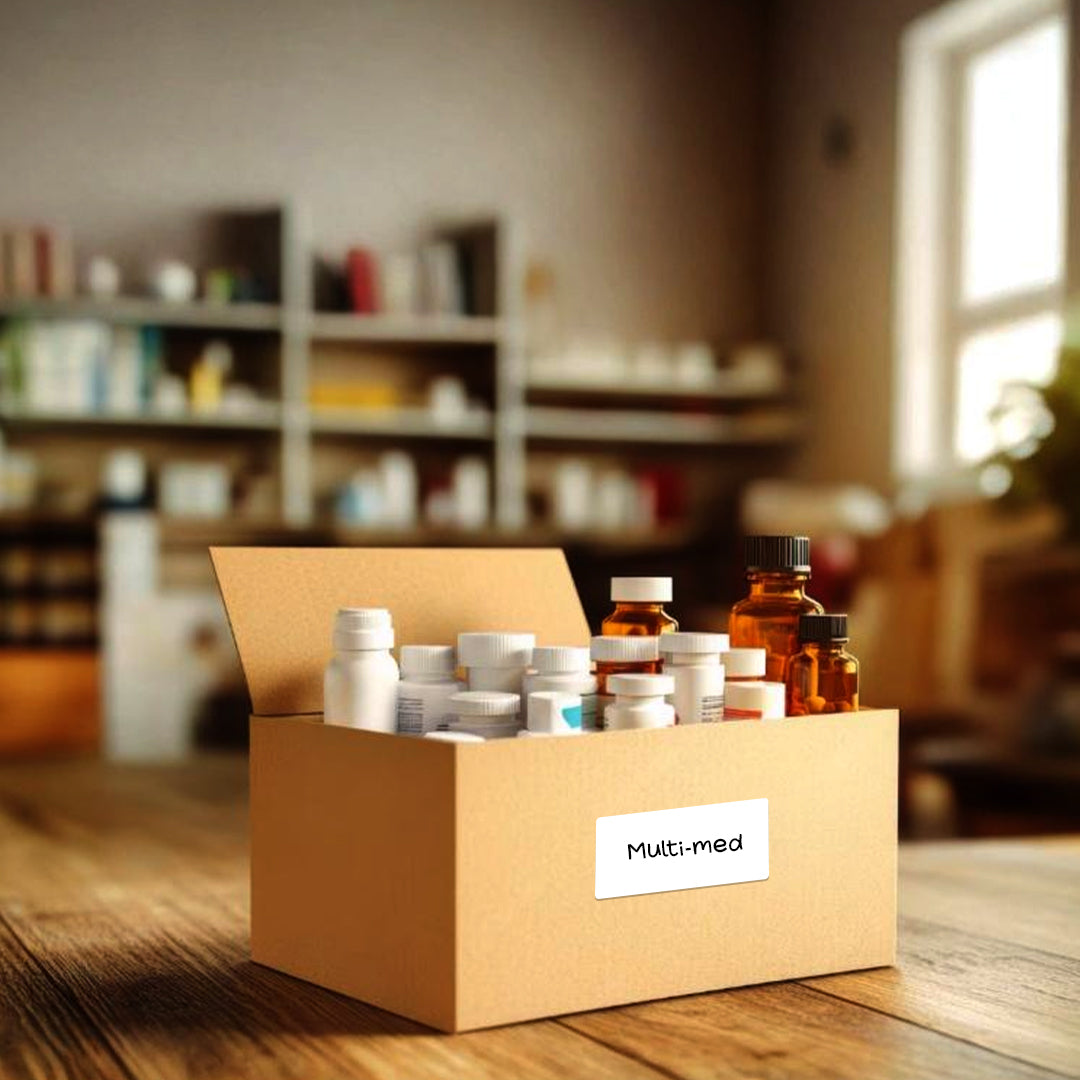 6 Rolls of 250 Self Adhesive Address Labels 36x89mm