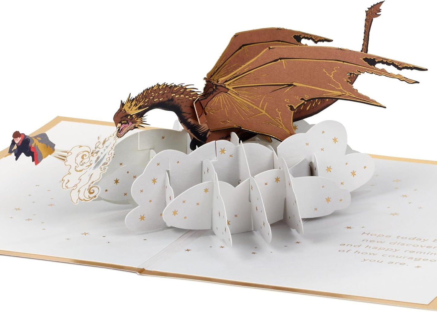 Harry Potter and Goblet of Fire Dragon 3D & Pop-Up Any Occasion Card Birthday Fathers Day