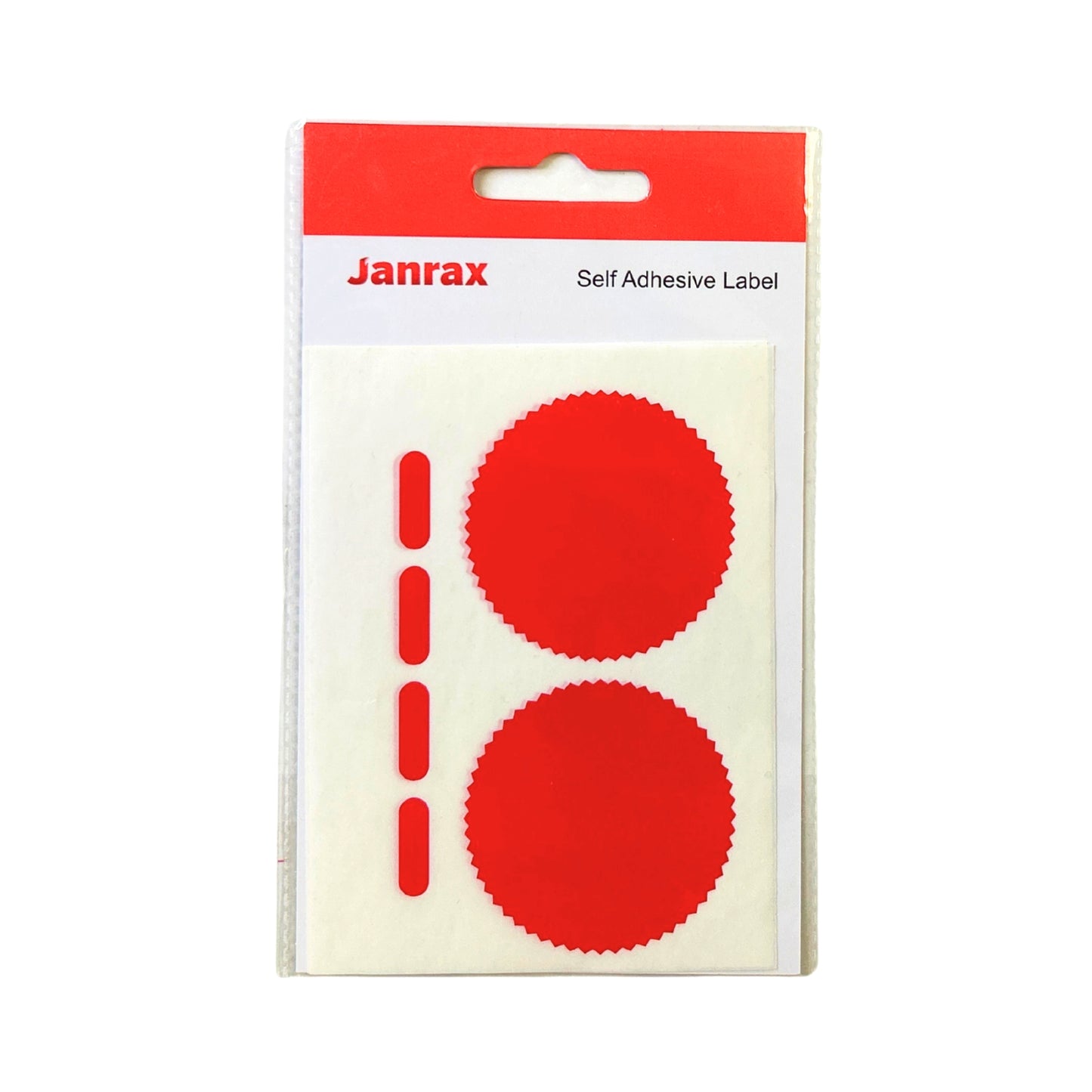 Pack of 36 Red Company Seal Labels 50mm