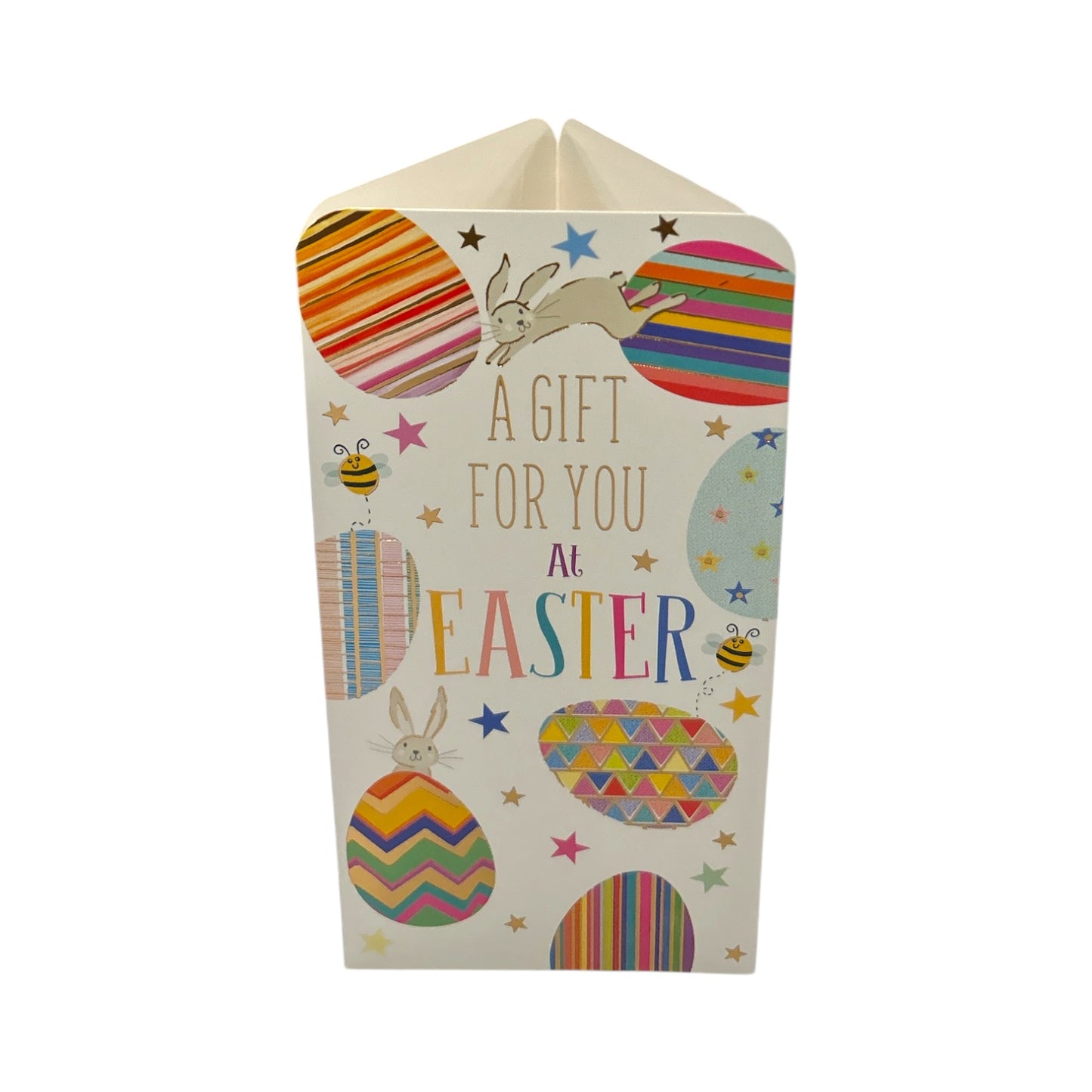 A Gift For You At Easter Bunnies And Eggs Design Money Wallet Card