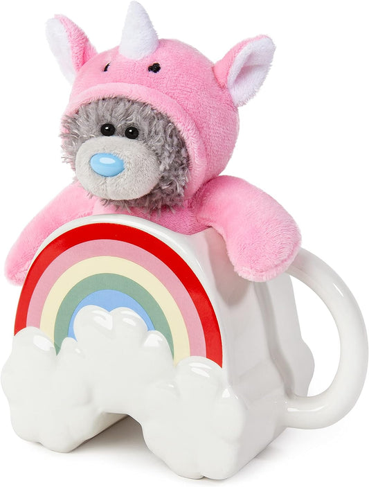 Me To You Bear Rainbow Shaped Mug & Unicorn Plush Gift Set