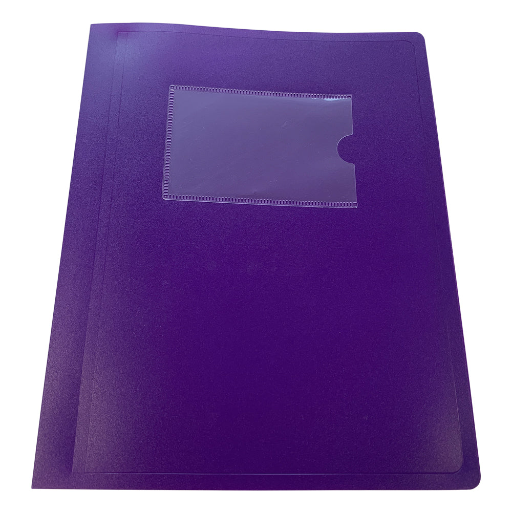 Pack of 5 A5 10 Pocket Purple Flexible Cover Display Books