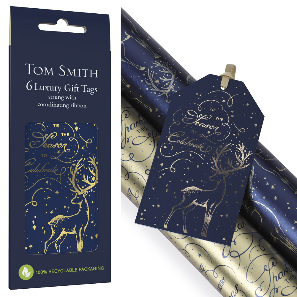 Pack of 30 Celebrations Luxury Christmas Gift Tags