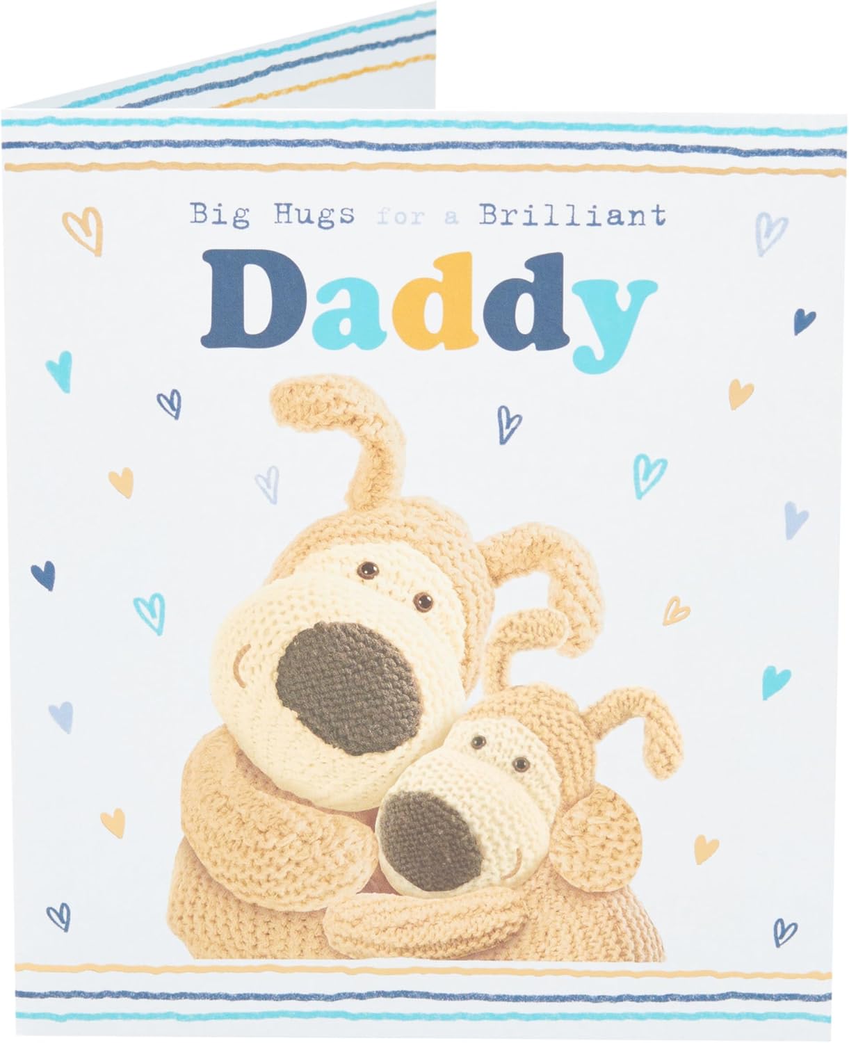 Boofle Hugging Each Other Daddy Father's Day Card