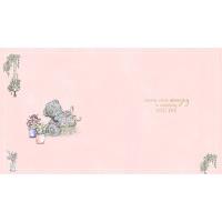 Bear With Flower Basket Mother's Day Wishes Greeting Card