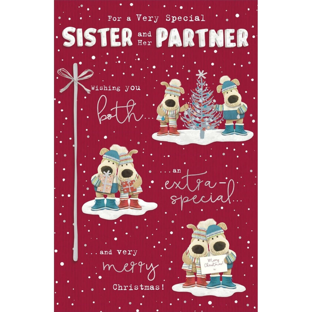 Boofles on Storyboard Sister and Her Partner Christmas Card