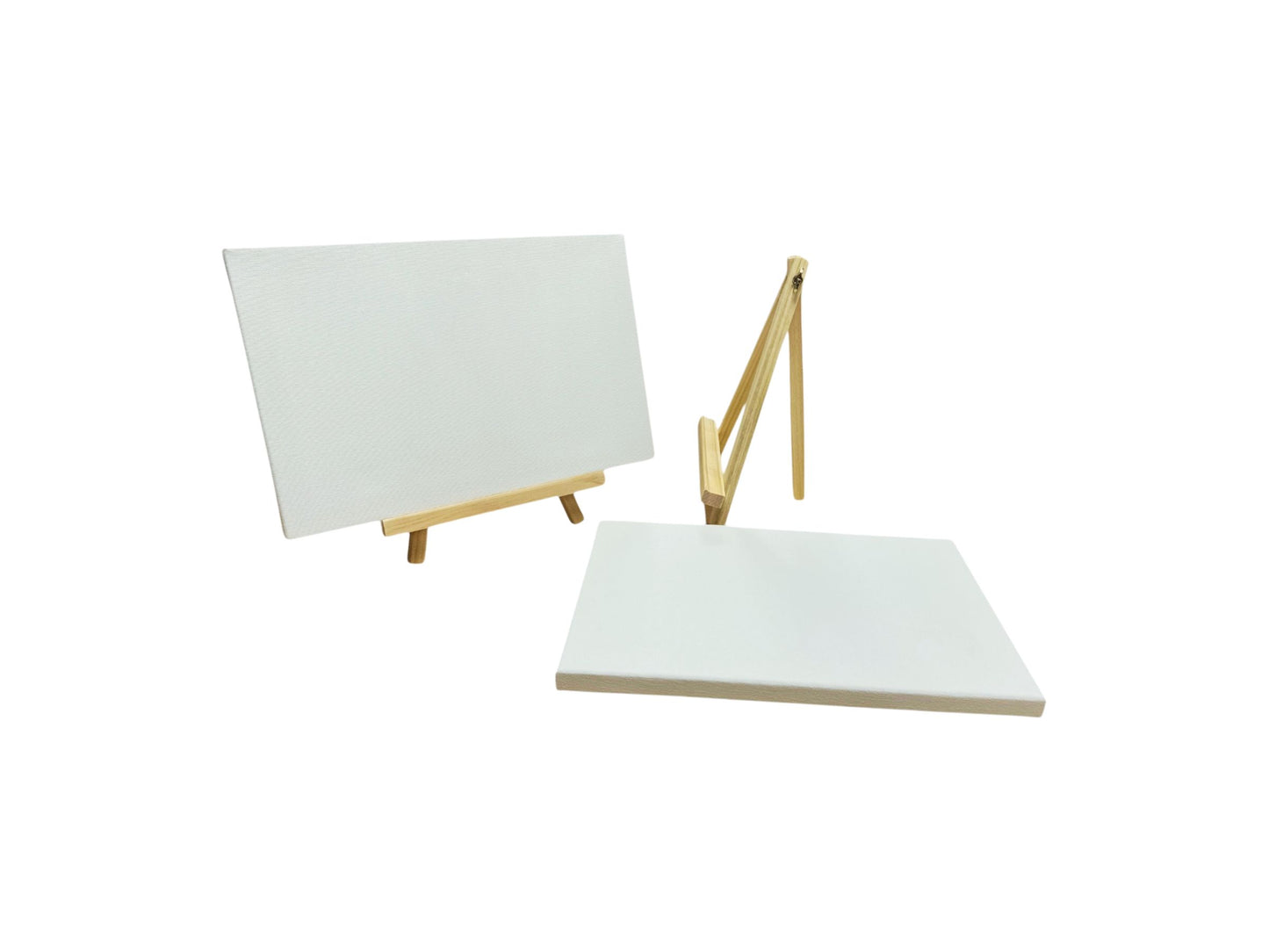 Pack of 6 20x30cm Canvas Easel Set