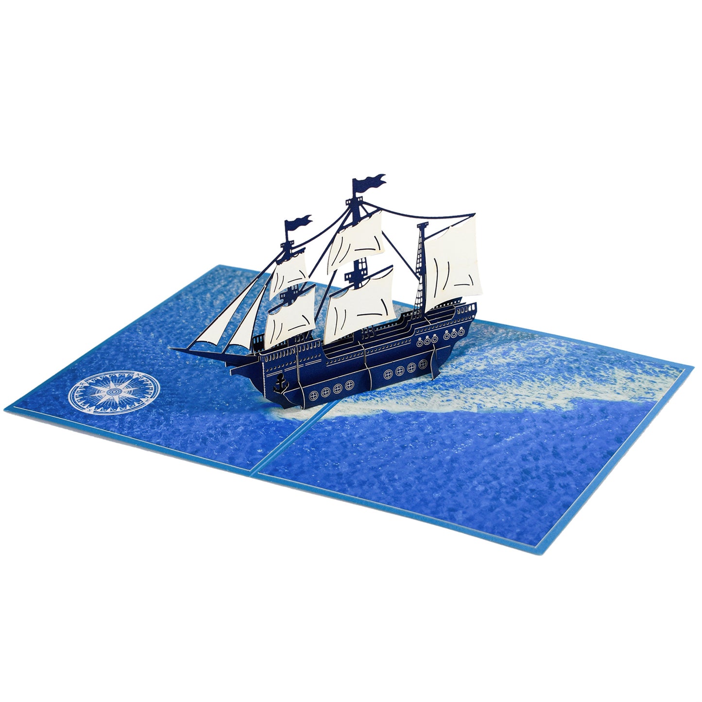 Windward Wonder Sailboat Pop Up Greeting Card