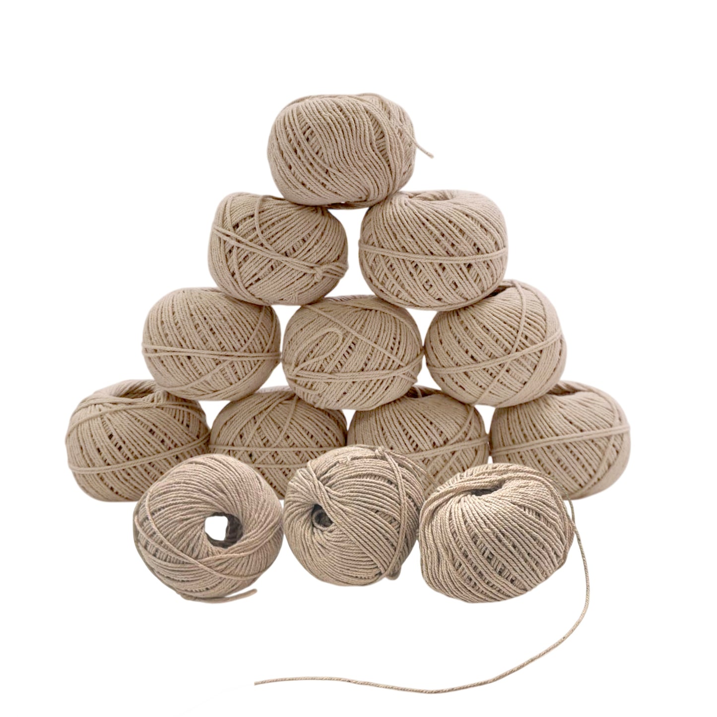 Pack of 18 Cotton Twine Rolls 9 Ply 30g Per Roll for Crafting and Packaging