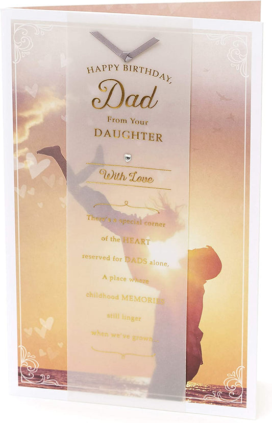 Dad from Your Daughter with Love Special Birthday Card