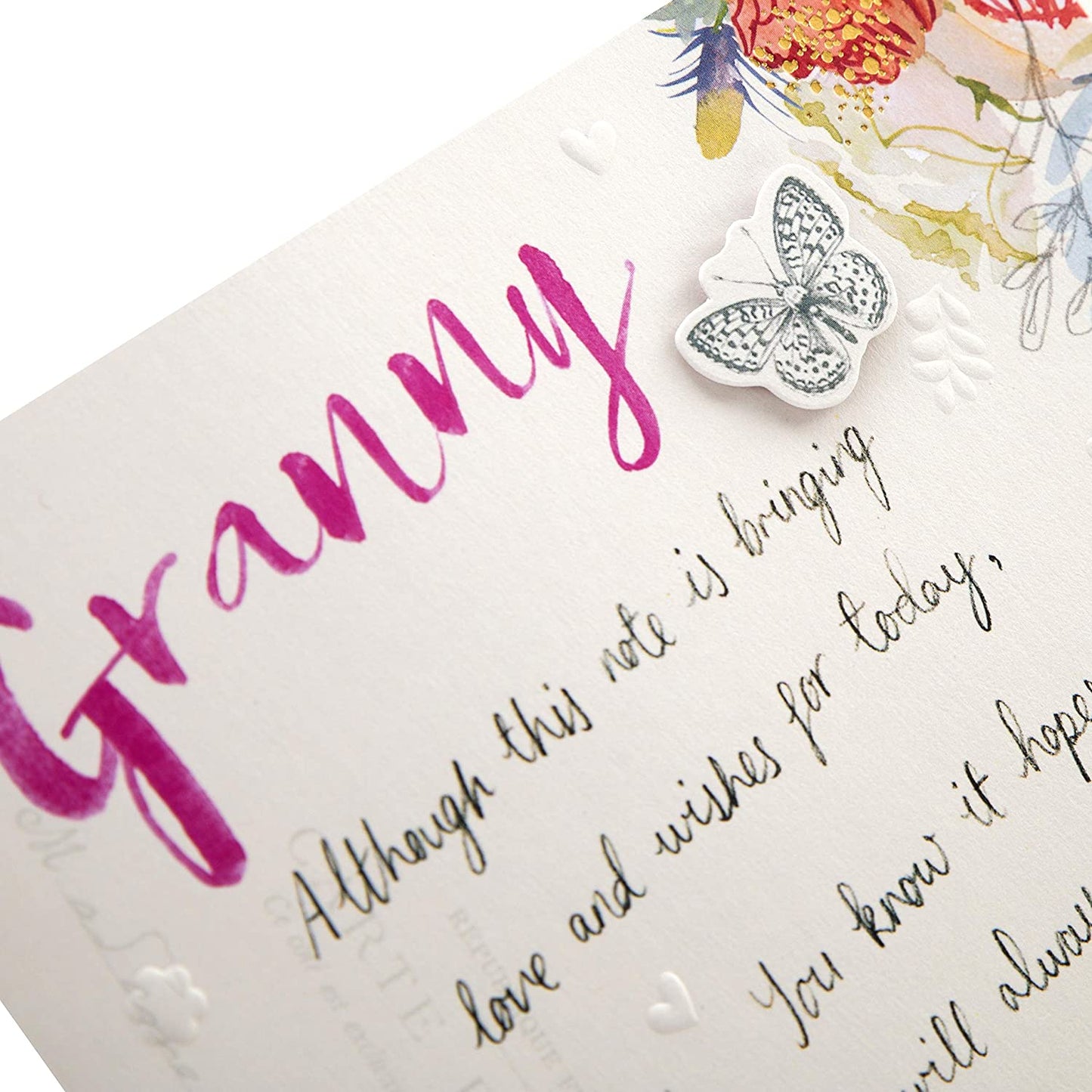 Classic Floral Design Mother's Day Card for Granny
