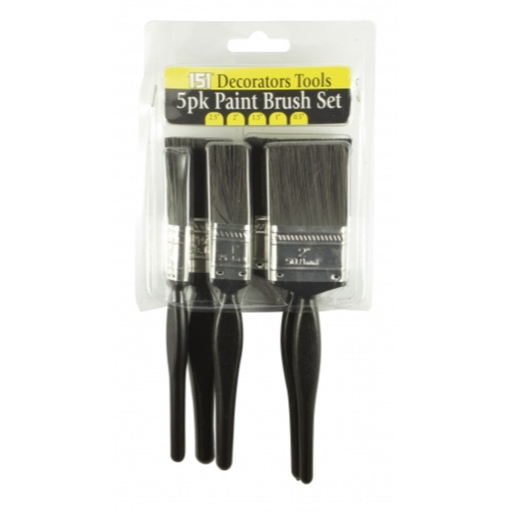 5 Piece Paint Brush Set