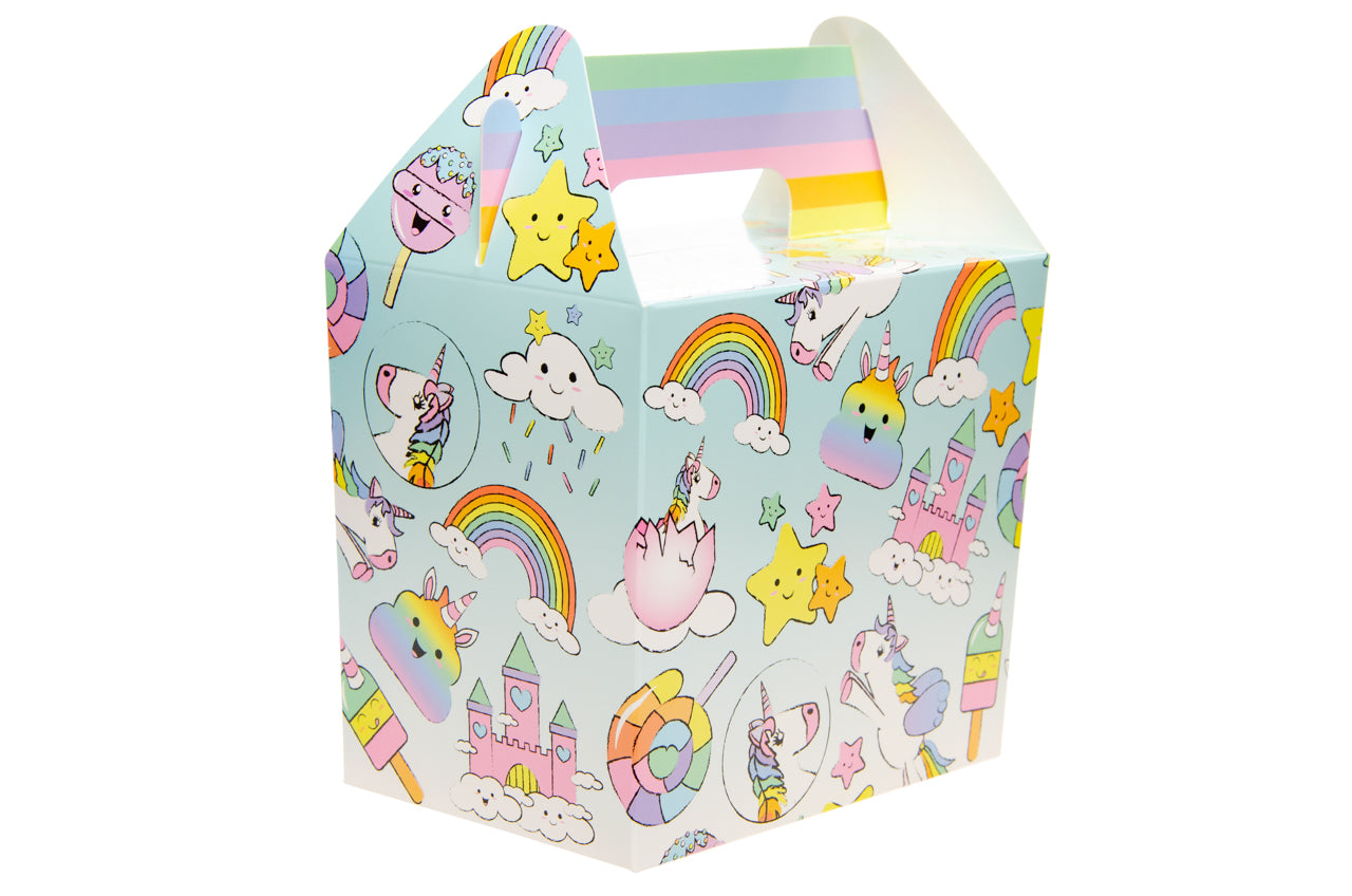 Pack of 12 Unicorn Party Lunch Boxes