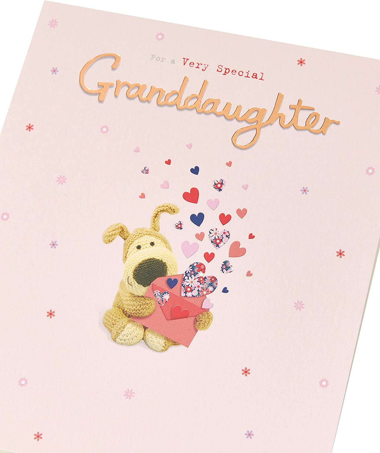 Boofle Sweet Design With Love Letter Granddaughter Birthday Card