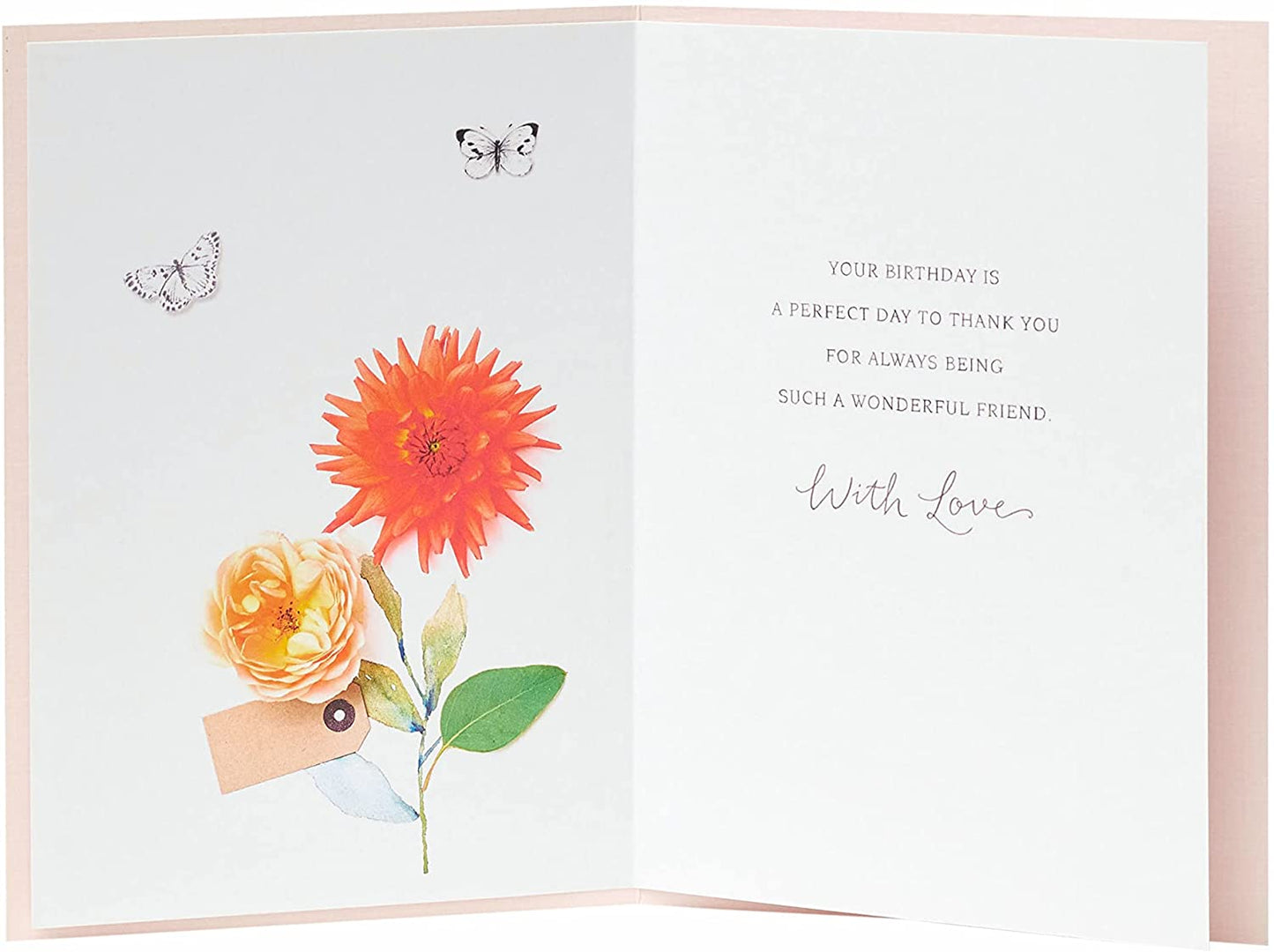 Floral Design Special Friend Birthday Card