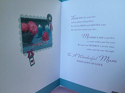 For a Lovely Mum Foil Finished Mother's Day Card