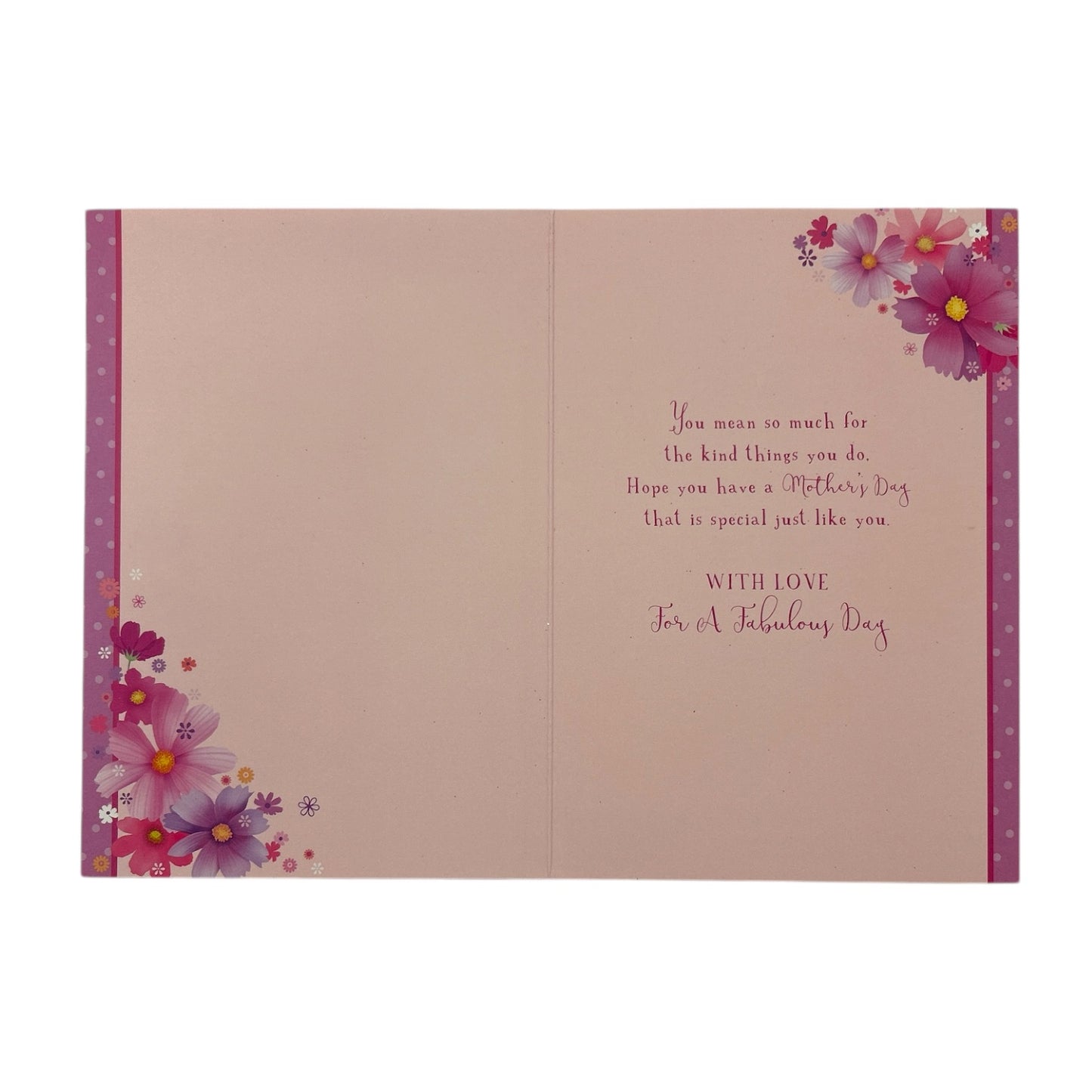 To A Special Mam Pastel Flowers Design Mother's Day Card