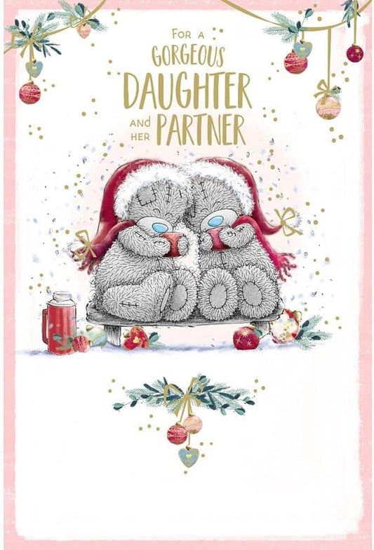 Me to You Daughter & Partner Christmas Card