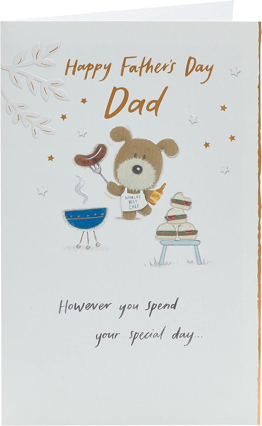 Barbeque Design for Dad Father's Day Card 