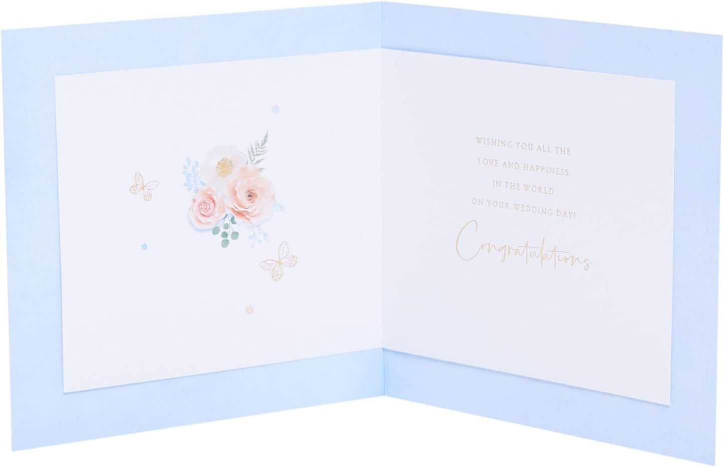 3D Effect Cake Design Wedding Congratulations Card
