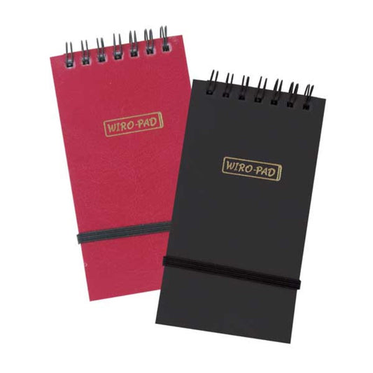 Just Stationery 70x128mm Elastic Band Wiro Note Pad