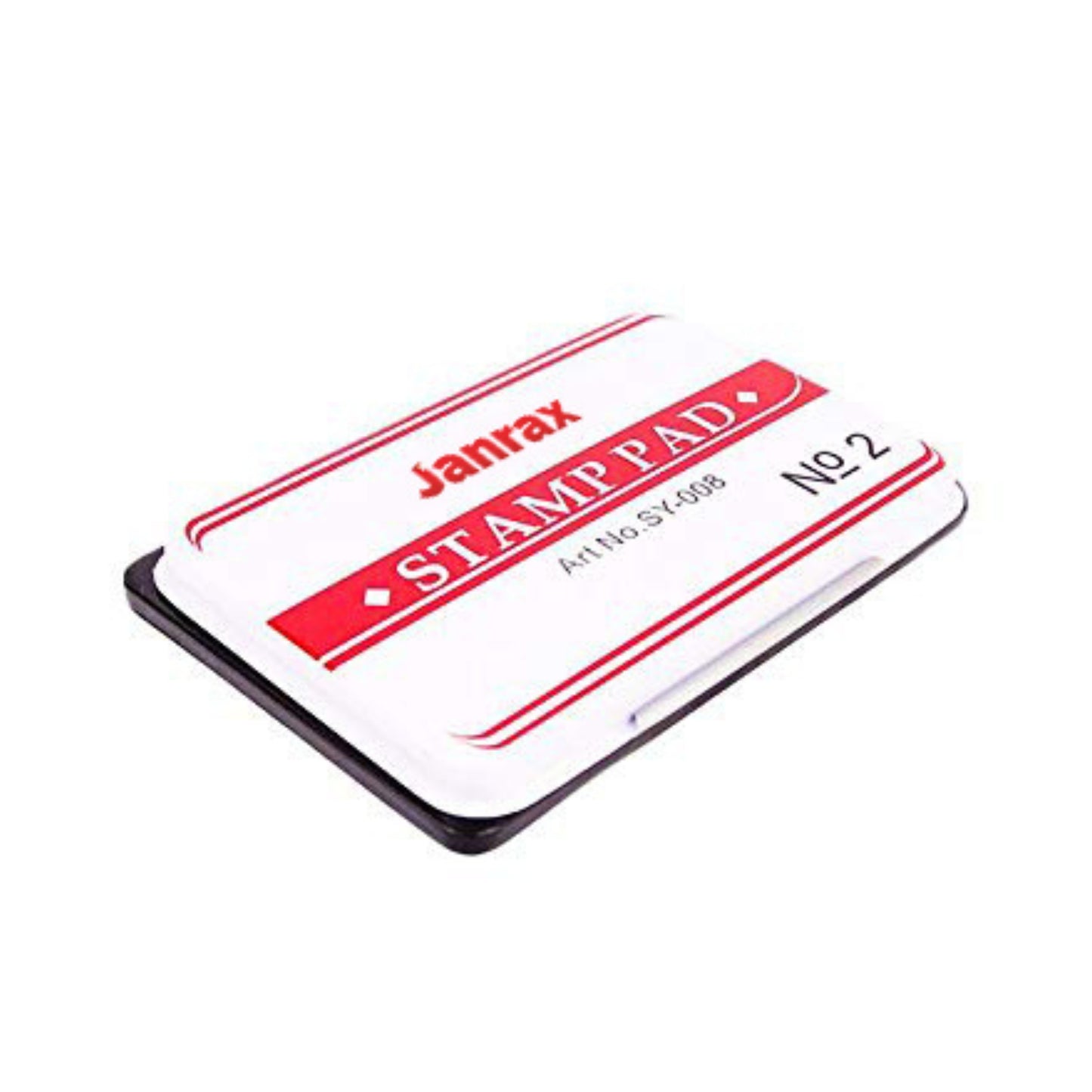 Black Ink Stamp Pad 122 x 48mm – Long-Lasting Ink Pad for Clear, Consistent Impressions