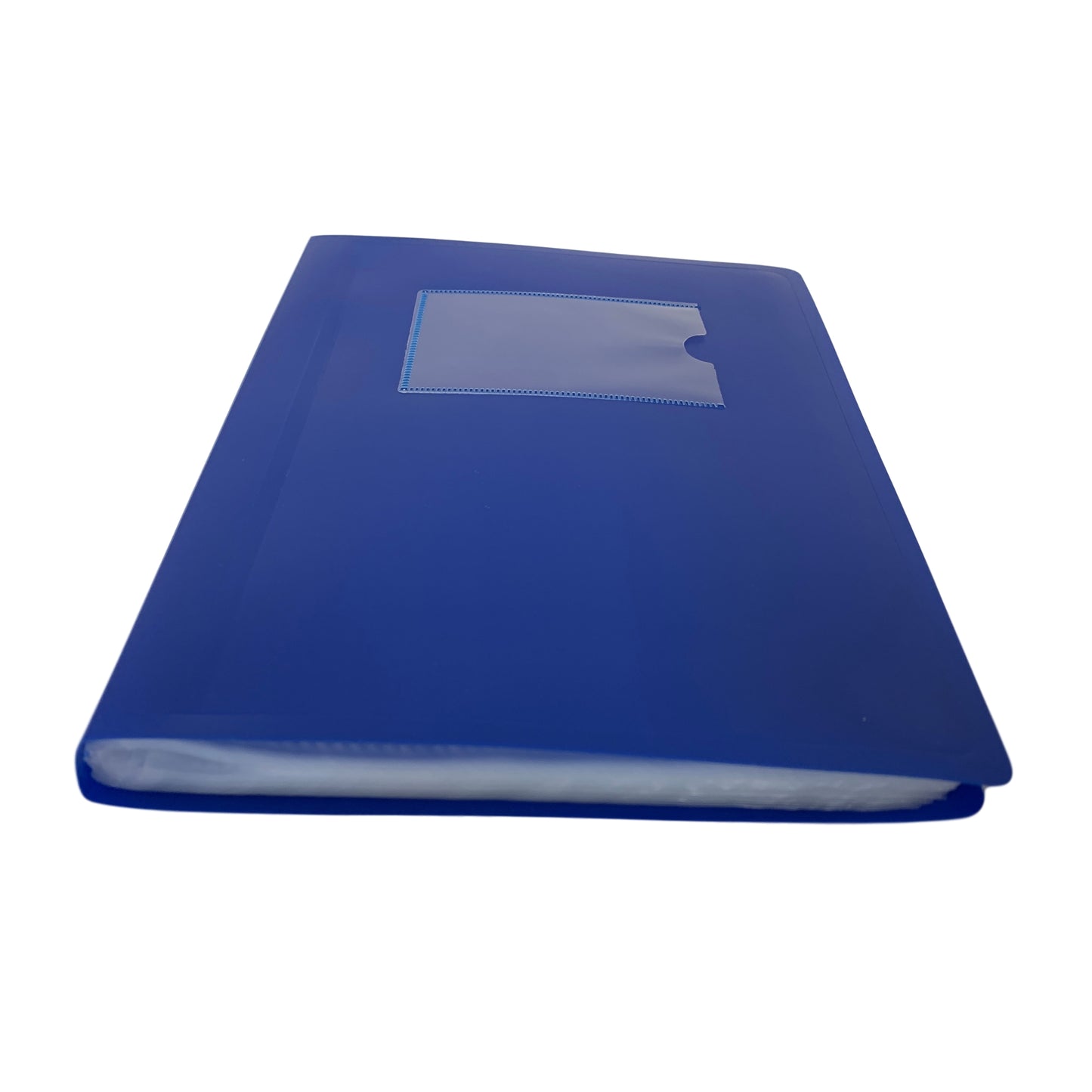 Pack of 10 A5 100 Pocket Blue Flexible Cover Display Books