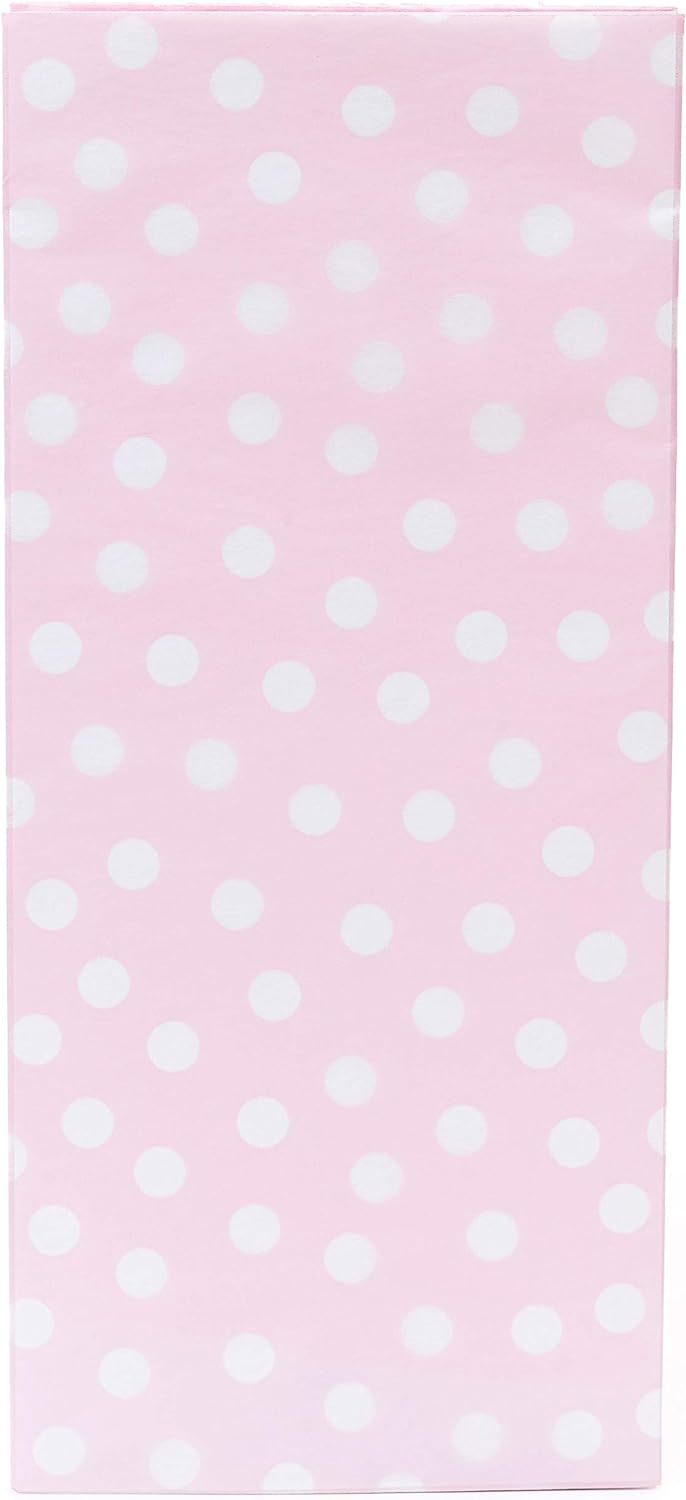 Pink & White Polka Design 3 Sheets of Tissue Paper for Her