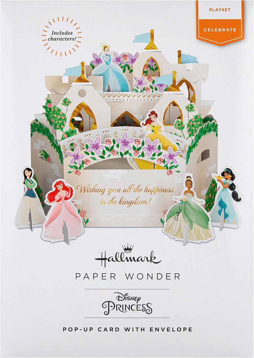3D Pop Up Disney Princesses Design Birthday Card