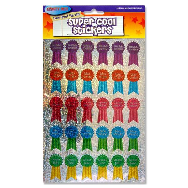 Super Cool Holographic Medal Stickers by Crafty Bitz