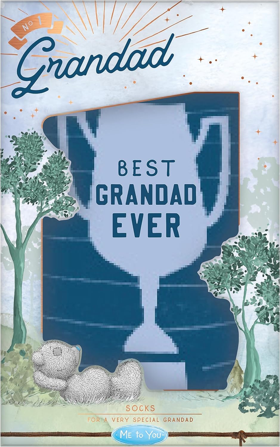 Me to You Tatty Teddy Father's Day 'Best Grandad Ever' Socks