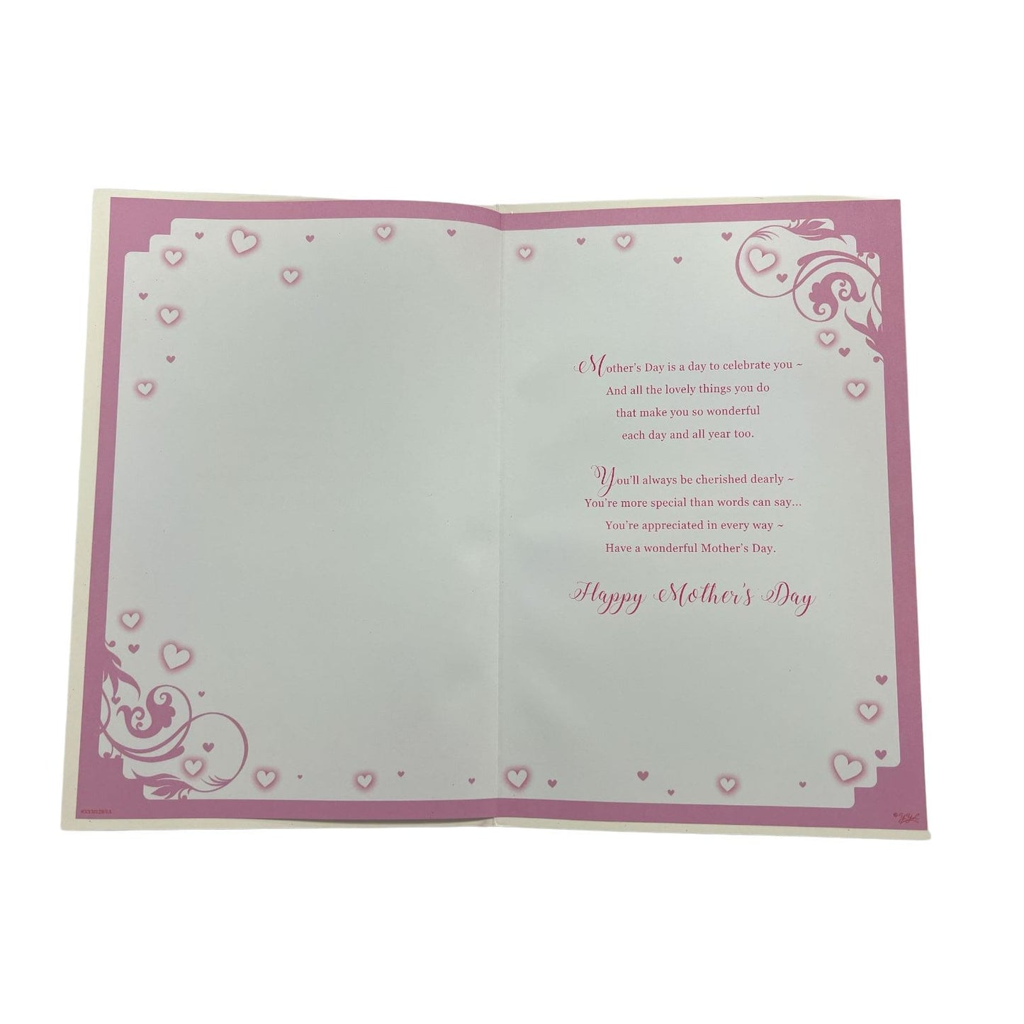 To A Special Gran Glitter Hearts Design Mother's Day Card