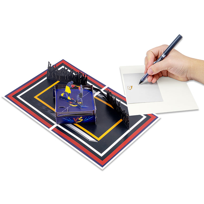 Fight & Fury 3D Pop Up Boxing Greeting Card - Birthday Anniversary Holidays Event