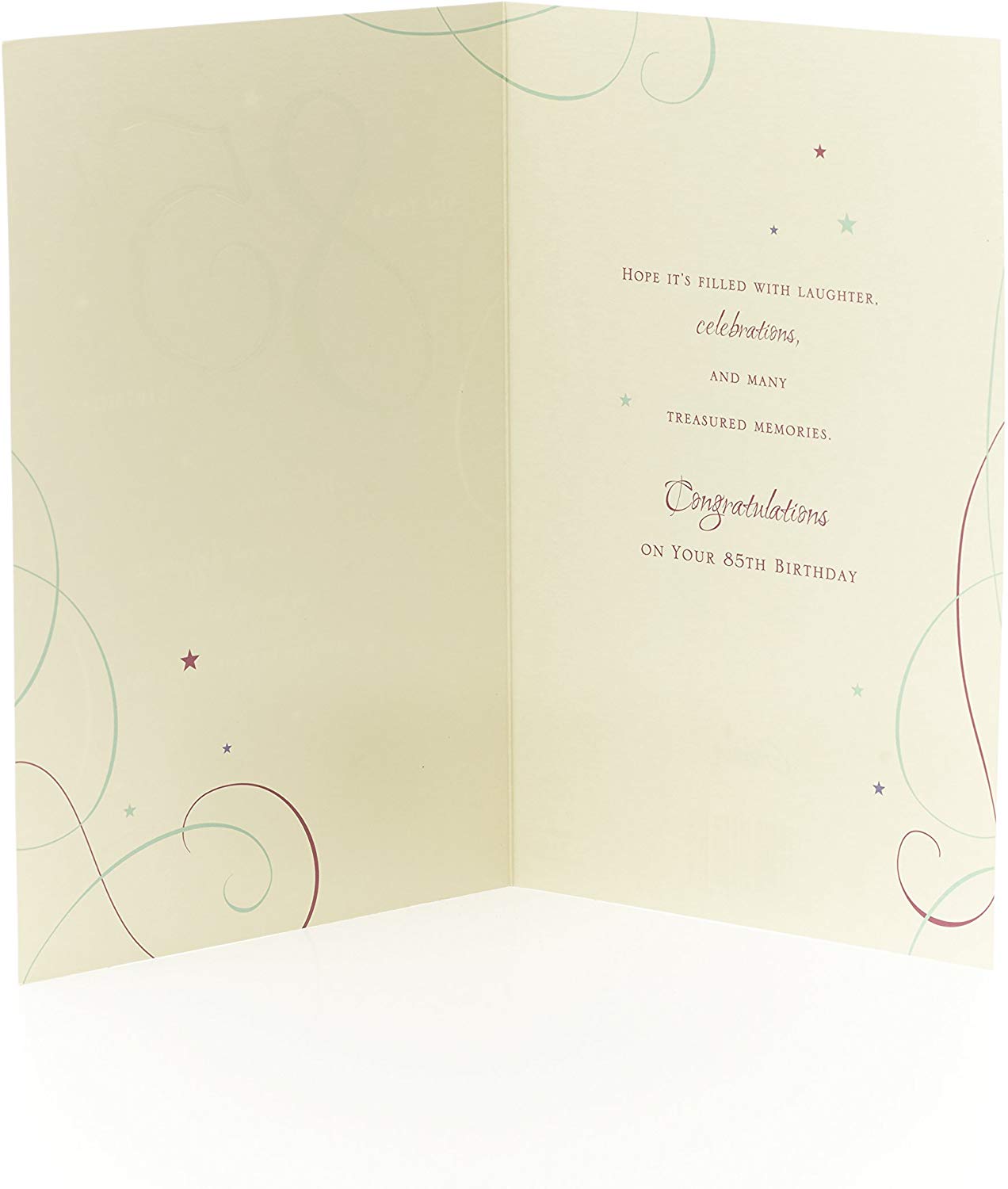 85th Elegant Birthday Card