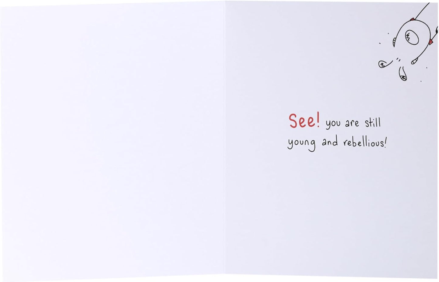 Funny Rebel Design Birthday Card