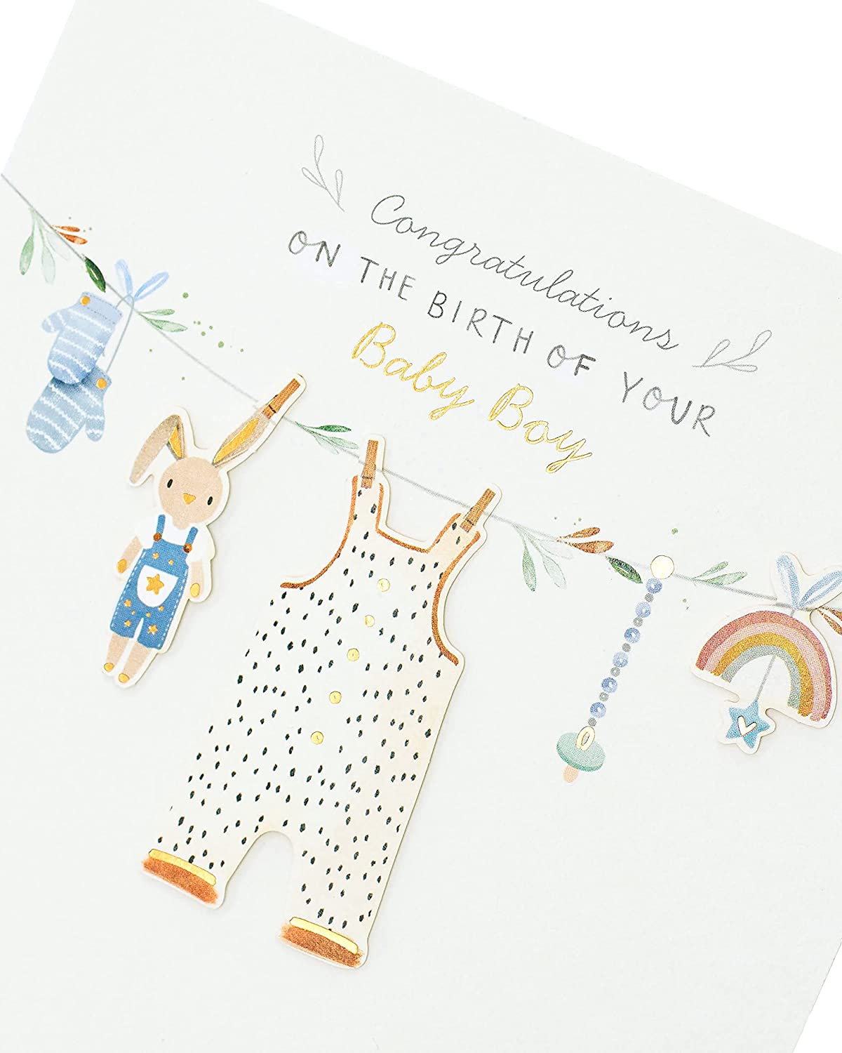 Birth of Baby Boy Congratulations Card