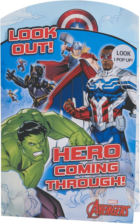 Hero Coming Through! Design Marvel The Avengers Birthday Card